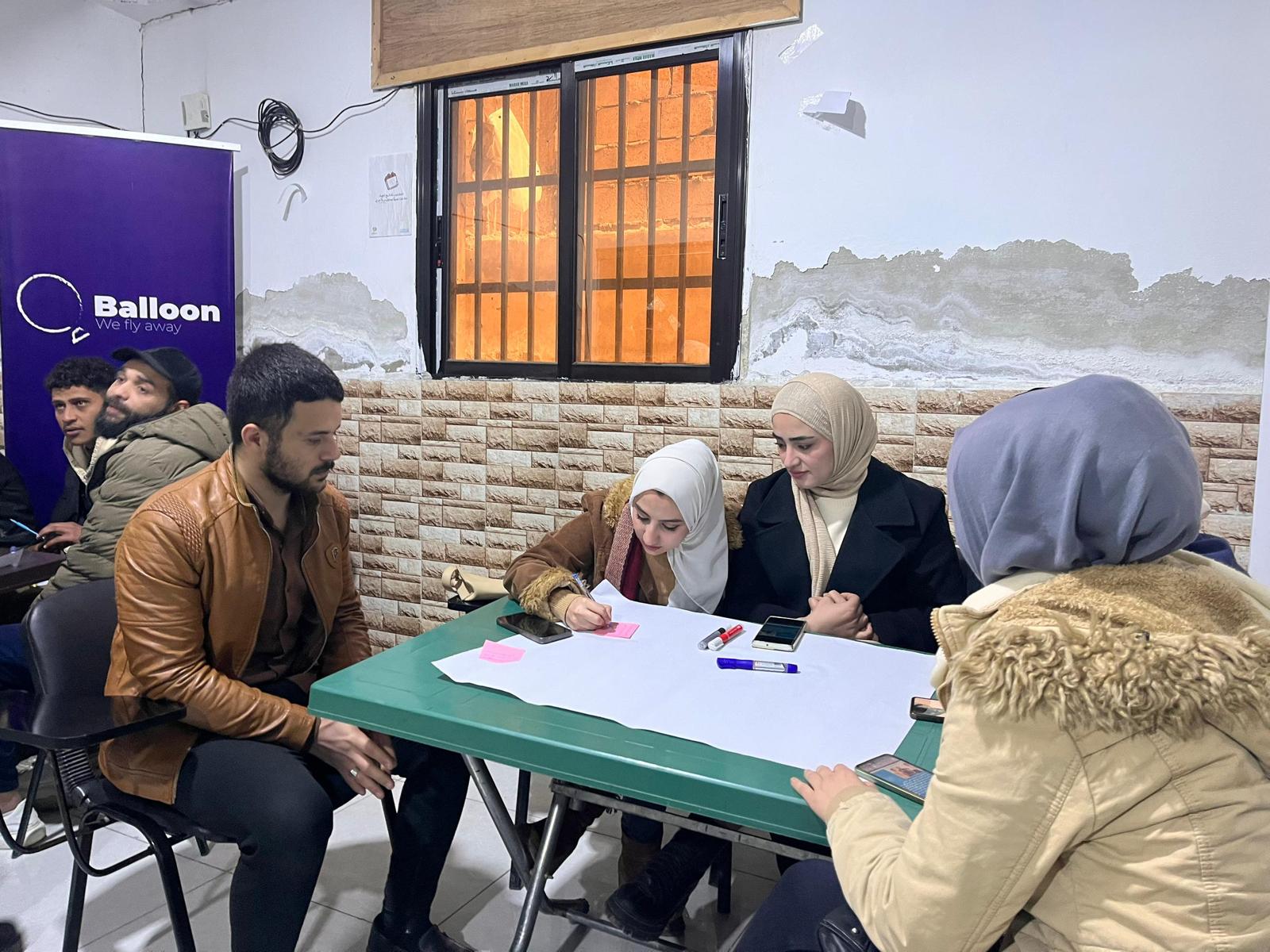 جلسات الحوار مع الشباب - منظمة بالون